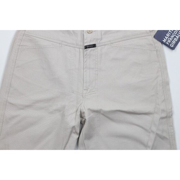 Deadstock Vtg 90s Marithe Francois Girbaud Mens 32 Baggy Denim Jean Shorts Gray - Picture 3 of 11